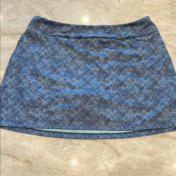 Adidas‎ Ultimate365 Primegreen Printed Golf Skort | XL | Hazy Sky & Crew Navy - Picture 4 of 16